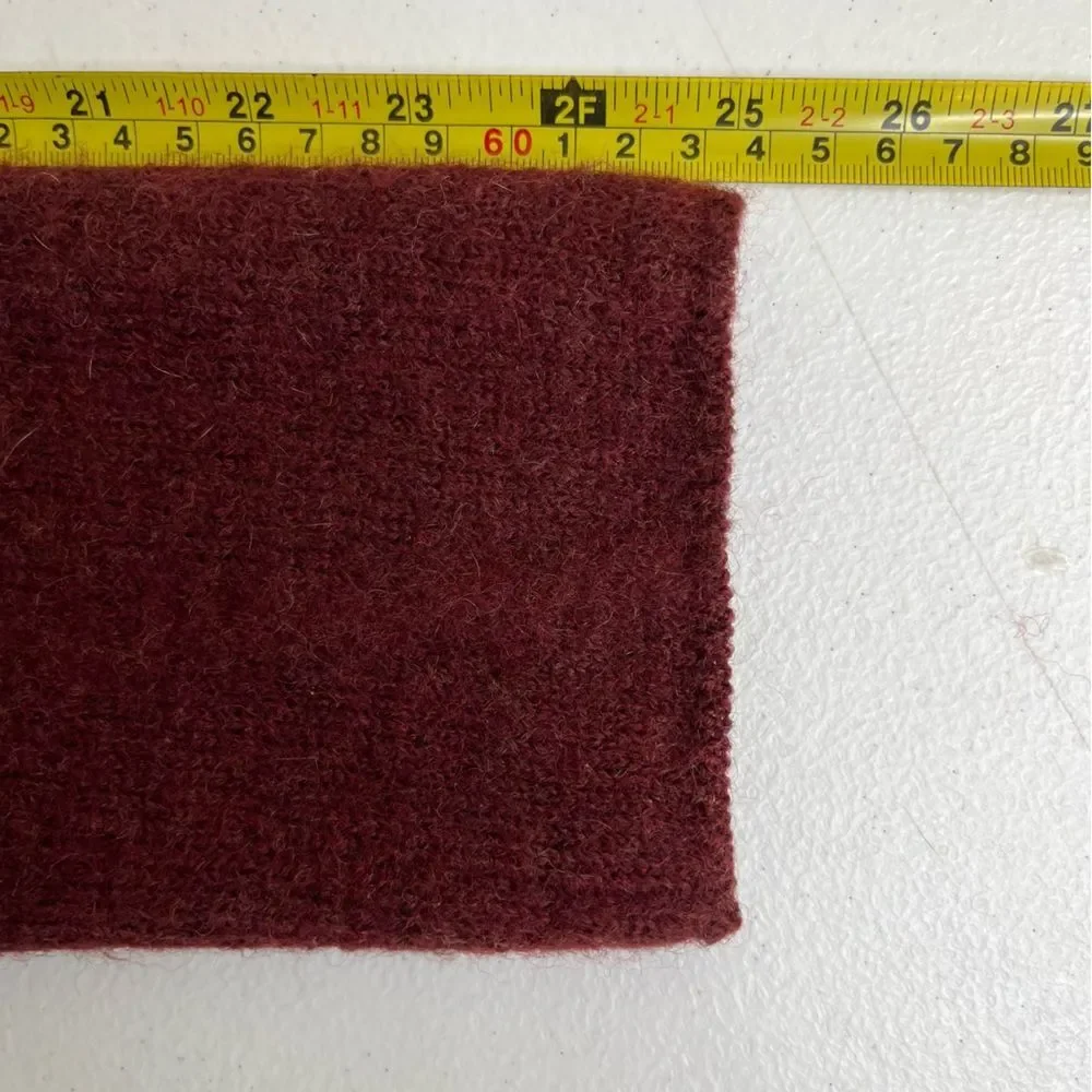 J Crew 100% Wool Double Breasted Peacoat Brick Rust Jacket Women Small Unlined - Picture 11 of 12